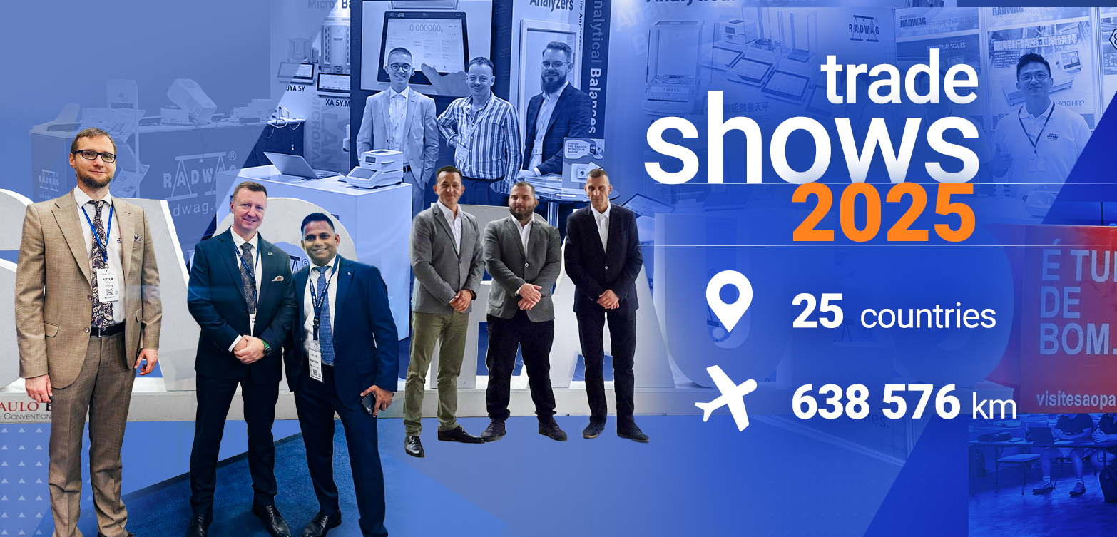 RADWAG participated in numerous events in 25 countries