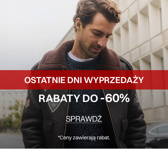 ostatnie dni wyprzedaży do -60%