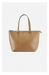 Beżowa duża shopperka damska