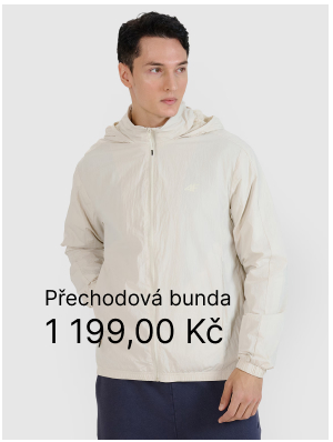Pánská přechodová bunda - béžová