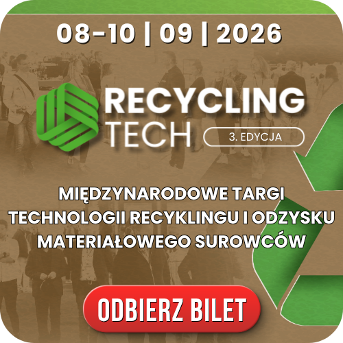 Recycling Tech international recycling technology fair 08–10 Sep 2026 — material recovery expo, call to action: Get ticket