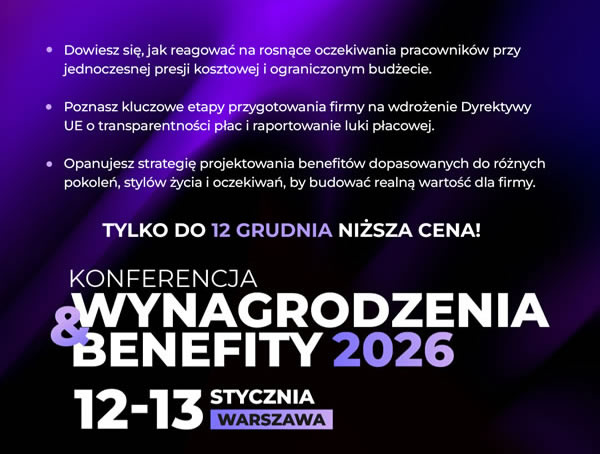 Konferencja Wynagrodzenia & Benefity 2026