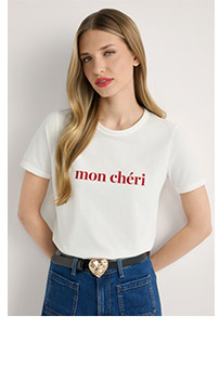 Biały T-shirt damski z nadrukiem