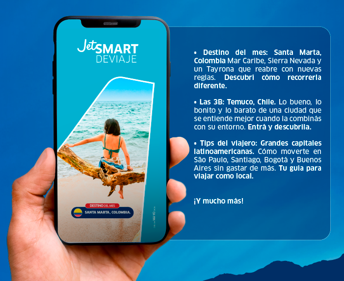 Descubrí destinos y prepárate para tu próximo vuelo.