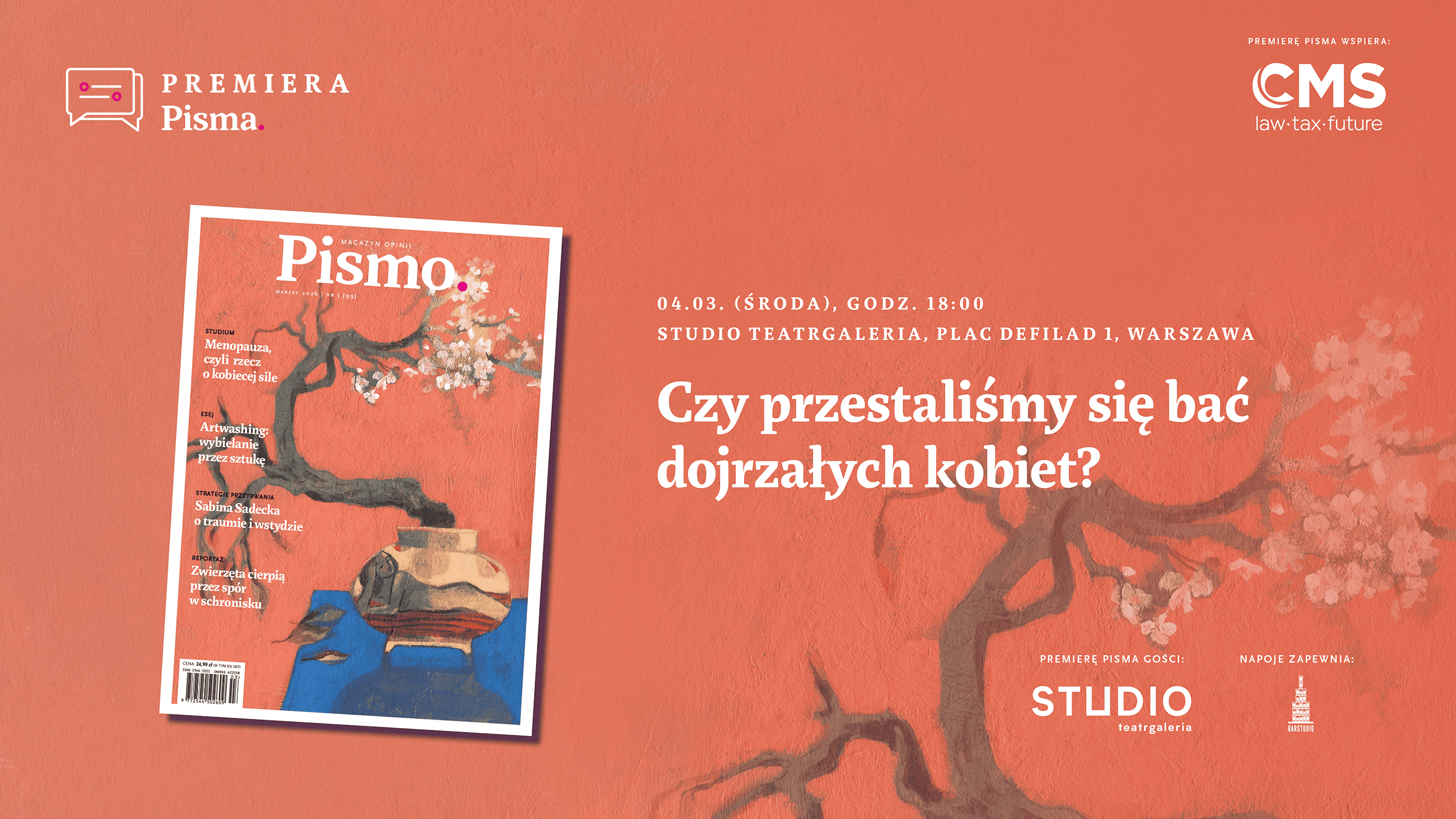 Premiera Pisma. Marzec 2026