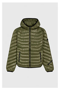 Kurtka męska w kolorze oliwkowym