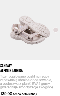 Pale pink women's walking sandals with three adjustable hook-and-loop straps and cushioned treaded sole