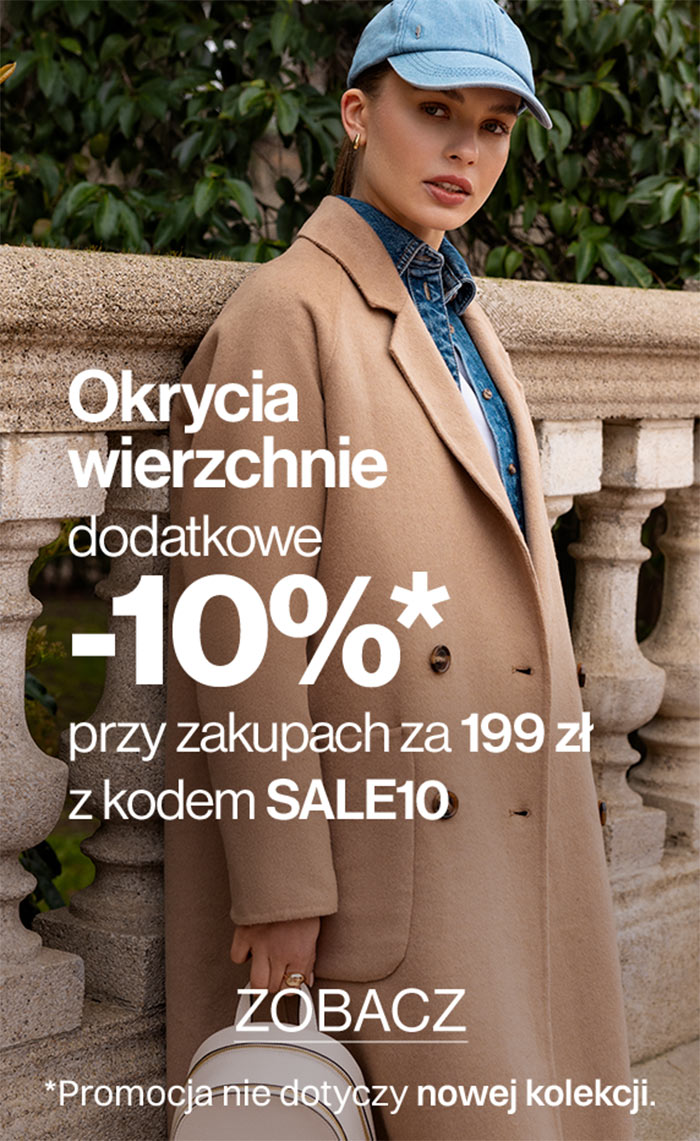 Okrycia wierzchnie dodatkowe -10% z kodem SALE10