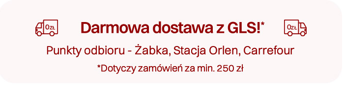 Darmowa dostawa z GLS!