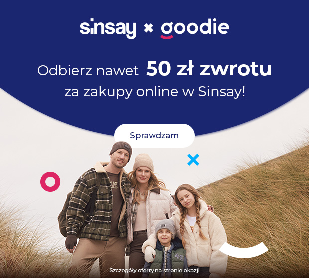 W Sinsay nawet 50 zł zwrotu