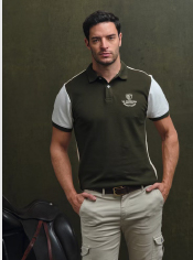 Polo Holgado en color verde caza en rebajas de hasta -40% en web y app de La Garrocha