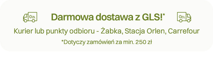 darmowa dostawa z GLS