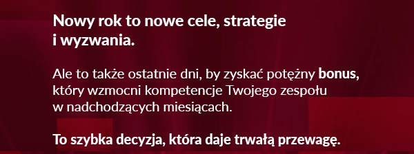 Nowy rok to nowe strategie, cele i wyzwania
