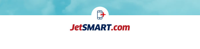 JetSMART.com logo with mobile boarding-pass icon centered on a sky-blue background