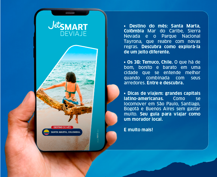 Descubra destinos e prepare-se para o seu próximo voo.