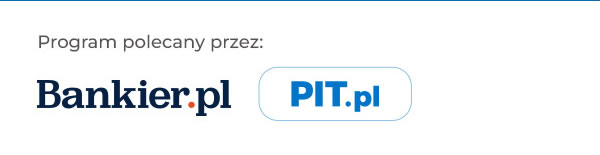 Polecany przez Bankier.pl i PIT.pl