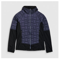 Dámská trekingová péřová bunda s výplní Primaloft Black Insulation - šedá