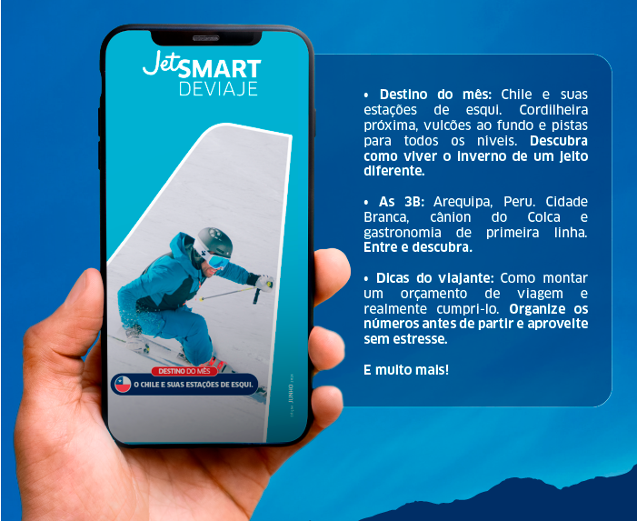 Descubra destinos e prepare-se para o seu próximo voo.
