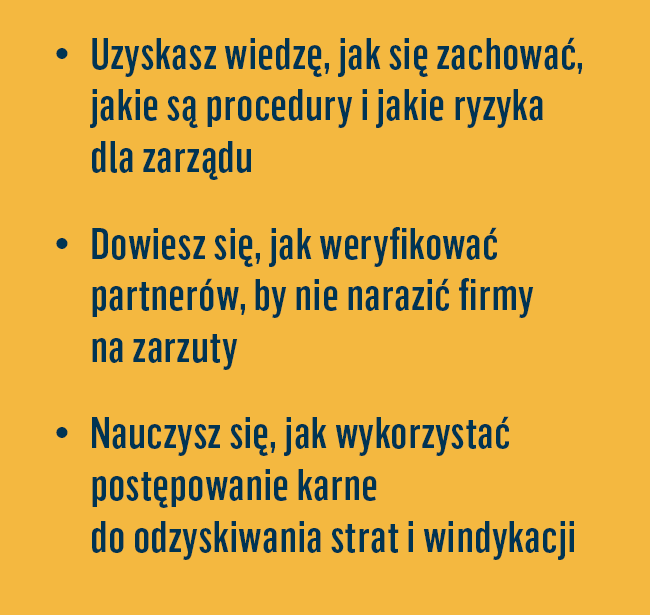 Spotkanie dla osób decyzyjnych, które chcą skonfrontować swoją wiedzę z aktualnym orzecznictwem i praktyką rynkową
