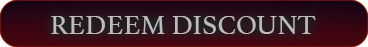 Redeem discount button on dark red rounded badge