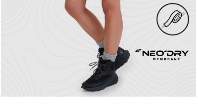 Dámská vysoká treková obuv SPEED HIKER - černá 