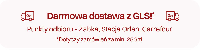 Darmowa dostawa z GLS!