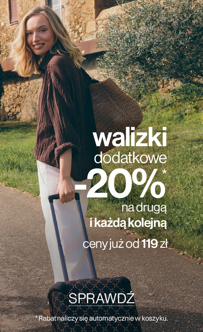 walizki dodatkowe -20% na drugą i każdą kolejną