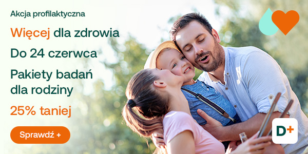 -25% na pakiety badań z kodem RODZINA2025.