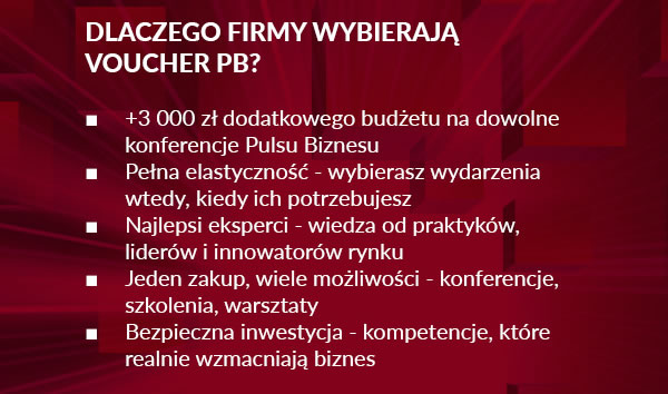 Dlaczego firmy wybierają Voucher PB