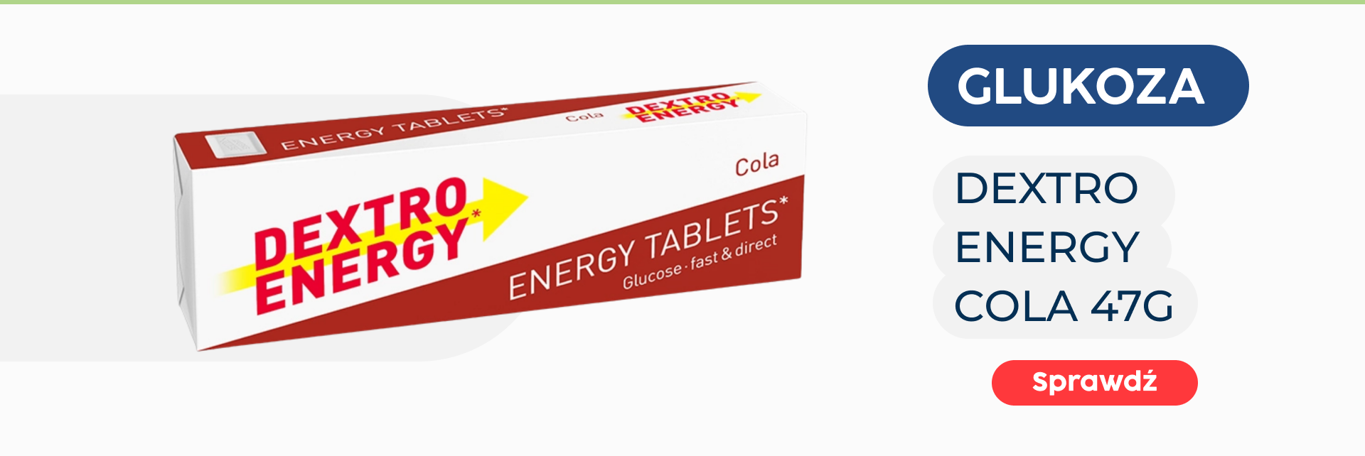 Glukoza Dextro Energy o smaku Coli